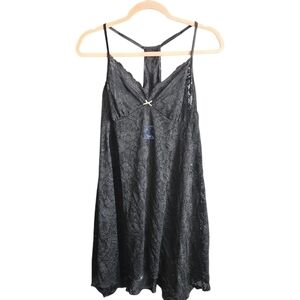 Apt 9 Womens Black Racerback Lacy Lingerie Sz XL  NWOT